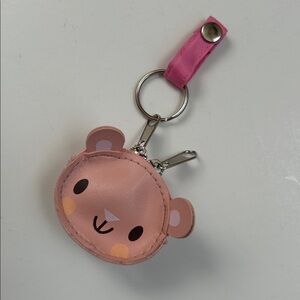 Barbie Vtg Y2K Pink Animal Bag Charm Keychain Pouch Mini Bag Case Purse Accessor
